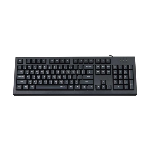 Rapoo NK1800 USB Optical Keyboard with Bangla - Image 2