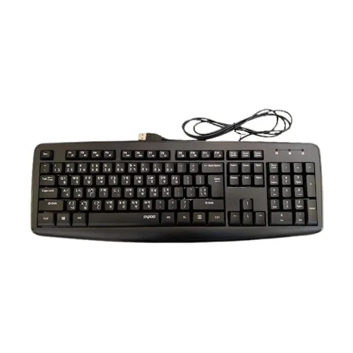 Rapoo NK2600 Spill- Resistant Wired Keyboard with Bangla - Image 2